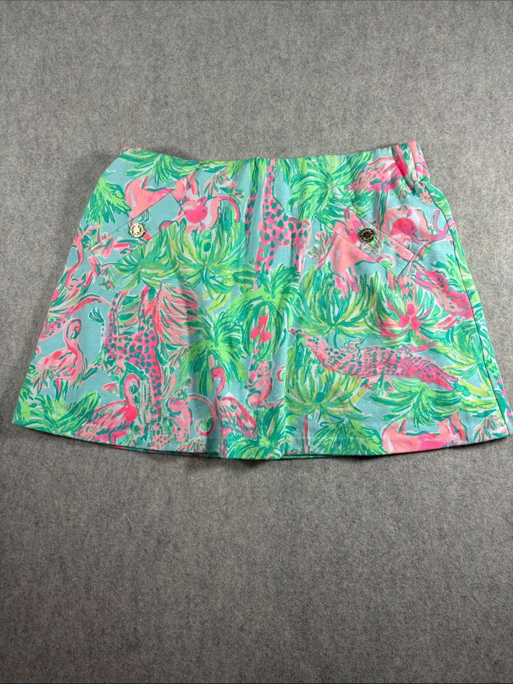 Lilly Pulitzer Madison Skort Early Bloomer Print size SM - EUC
